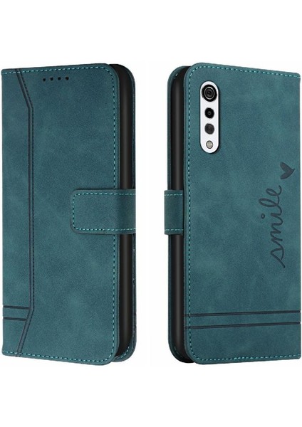 Telefon Kılıfı Için Lg Kadife 4g/5g Flip Folio Cüzdan Pu Deri El Kayışı (Yurt Dışından)