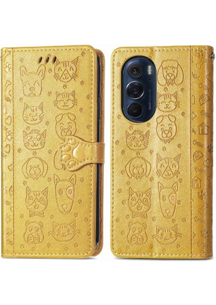 Moto Kenar X30 Için Kılıf Kısa Kayış Kapak Çevirin Kılıf Karikatür (Yurt Dışından)