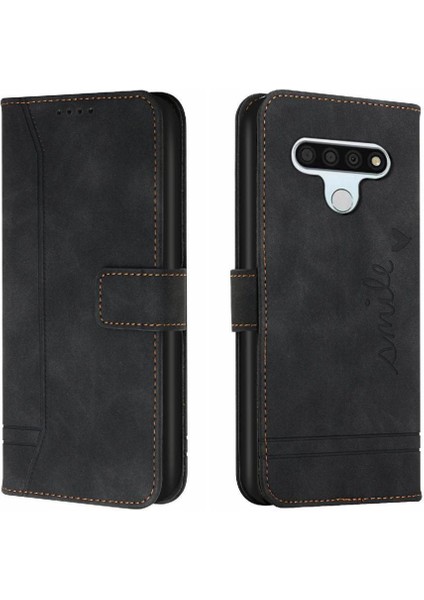 Lg Stylo 6 Kart Yuvaları Kapak Için Telefon Kılıfı El Kayışı Flip Folio Cüzdan Pu (Yurt Dışından)