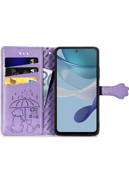 Moto G53 5g Karikatür Hayvanlar Için Kılıf Kısa Kayış Kapak Kapak Darbeye (Yurt Dışından) modelleri