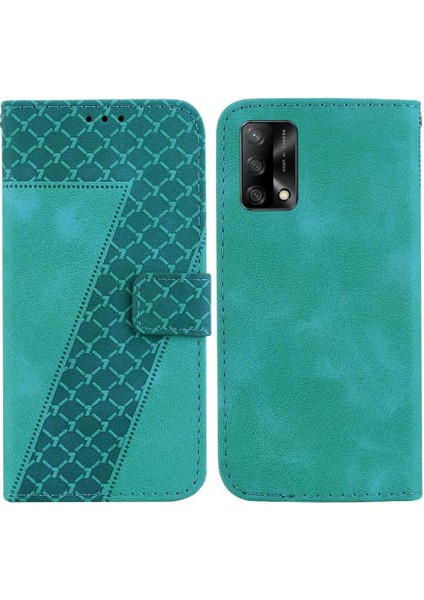 Telefon Kılıfı Için Oppo A95 4G/A74 4g Flip Folio Kapak Pu Deri Kart Yuvası (Yurt Dışından)