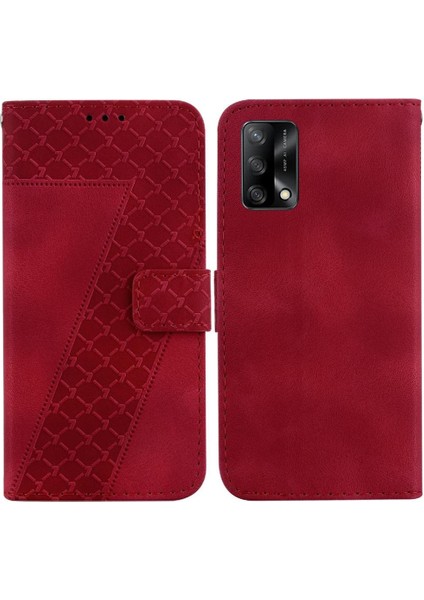 Telefon Kılıfı Için Oppo A95 4G/A74 4g Flip Folio Kapak Pu Deri Kart Yuvası (Yurt Dışından)