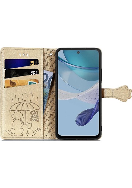 Moto G53 5g Karikatür Hayvanlar Için Kılıf Kısa Kayış Kapak Kapak Darbeye (Yurt Dışından) modelleri
