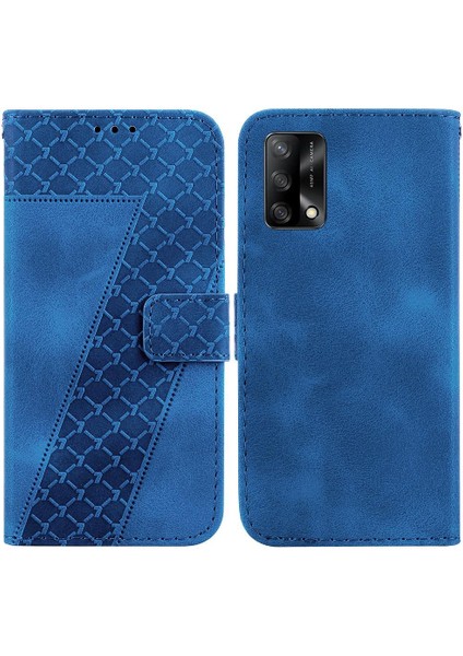 Telefon Kılıfı Için Oppo A95 4G/A74 4g Flip Folio Kapak Pu Deri Kart Yuvası (Yurt Dışından)