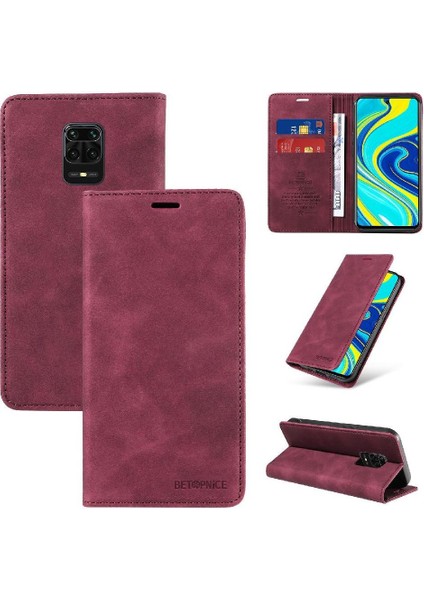 BDT Boutique Xiaomi Redmi Not 9 Pro/pro Max Manyetik Pu Deri Folio Cüzdan (Yurt Dışından)