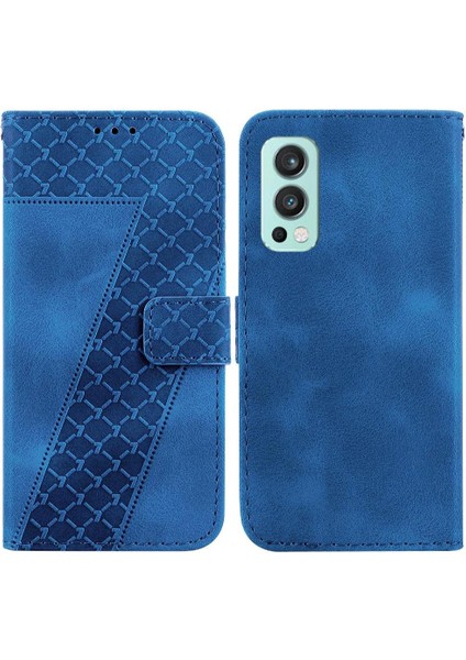 Oneplus Nord 2 5g Için Telefon Kılıfı Cüzdan Pu Deri Flip Folio Kapak Kartı (Yurt Dışından)