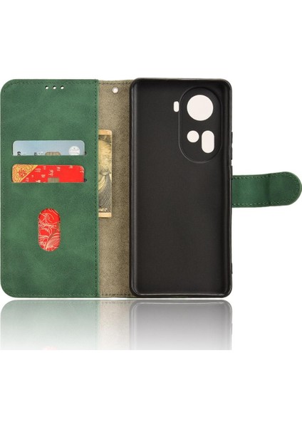 BDT Boutique Oppo RENO11 5g Kart Ekleme Deri Için Kılıf Folio Flip Case Tam (Yurt Dışından)