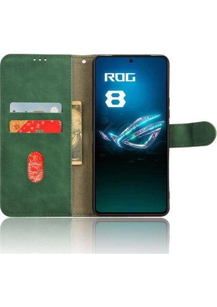 Asus Rog Telefon 8/asus Rog8 Deri Folio Flip Case ile Tam (Yurt Dışından)