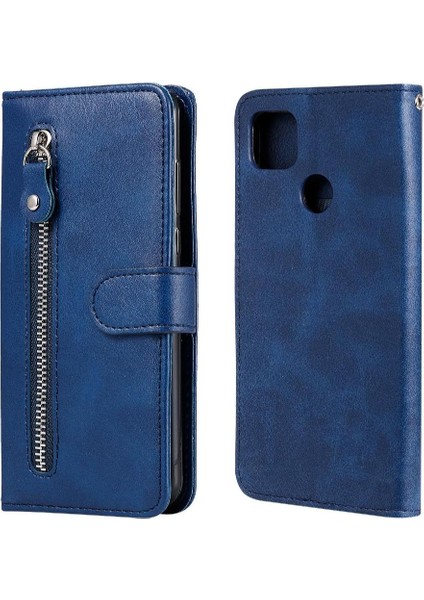 Xiaomi Redmi 9c Koruyucu Kapak Fermuar Deri Kart Yuvası Tutucular (Yurt Dışından)