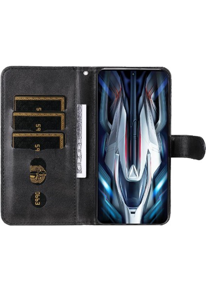 Xiaomi Poco F4 Gt Fermuar Deri Koruyucu Kapak Kart Yuvası (Yurt Dışından)