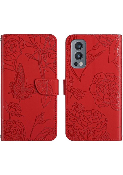 Bilek Kayışı ile Oneplus Nord 2 Için Kılıf Anti-Damla Koruma Darbeye (Yurt Dışından)