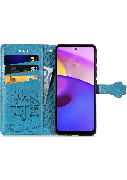 Moto E40 Darbeye Kapak Kapak Karikatür Hayvanlar Için Kılıf Kısa Kayış Vaka (Yurt Dışından) modelleri