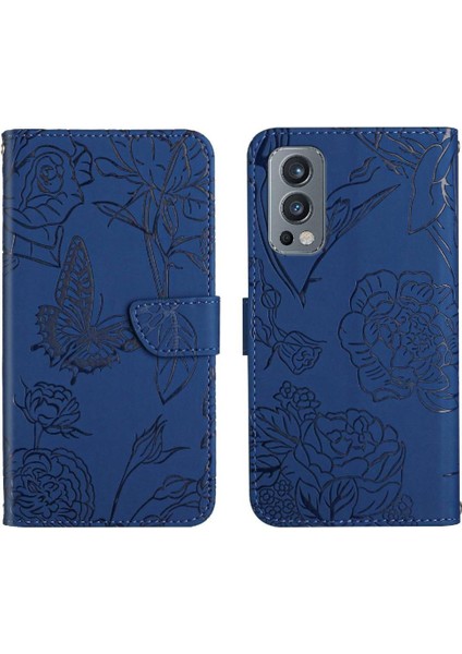 Bilek Kayışı ile Oneplus Nord 2 Için Kılıf Anti-Damla Koruma Darbeye (Yurt Dışından)