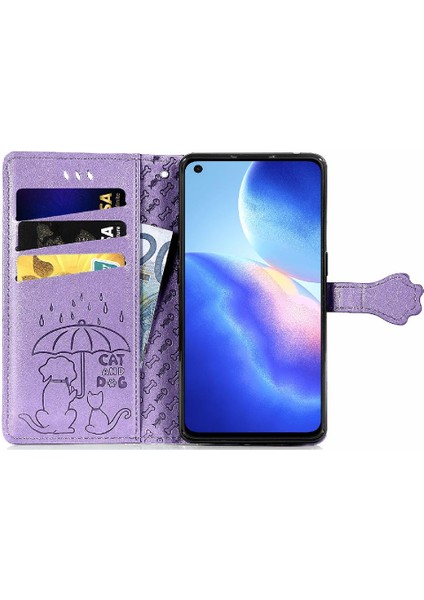 Oppo Oppo 5 Için Kılıf Deri Kılıf Kısa Kayış Kapak Çevirin Karikatür Hayvanlar (Yurt Dışından) fiyatları