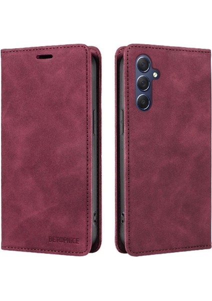 Samsung Galaxy M54 5g Pu Deri Manyetik Folio Cüzdan Koruyucu Kılıf (Yurt Dışından)
