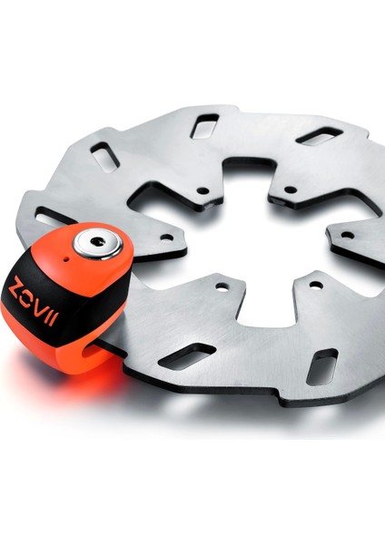 Zoovıı Zs6 6mm Alarmlı Disk Kilit Carbon Turuncu fırsatları