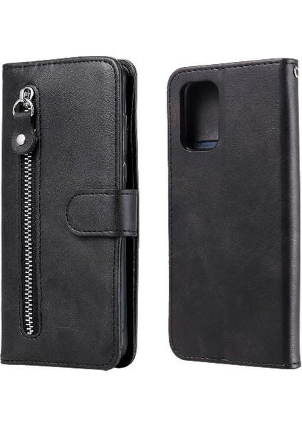 Xiaomi Redmi Not 10 5g Deri Fermuar Koruyucu Kapak Kartı (Yurt Dışından)