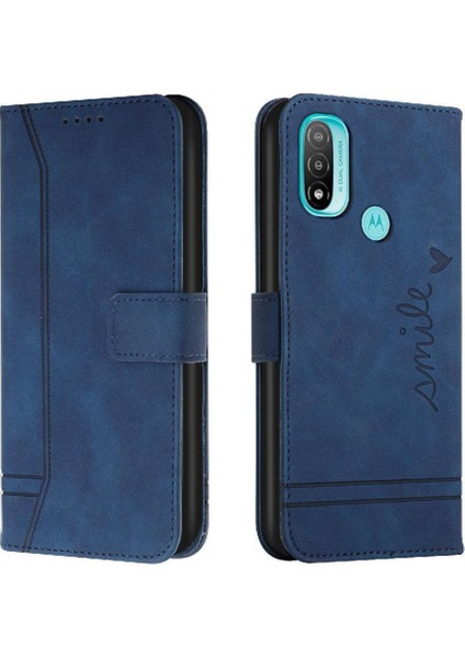Motorola Moto E20 Flip Folio Cüzdan Kart Yuvaları Kapak Için Telefon Kılıfı El (Yurt Dışından)