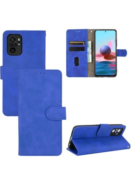 Xiaomi Redmi NOTE10 4g/not 10S Deri Folio Flip Case ile (Yurt Dışından)