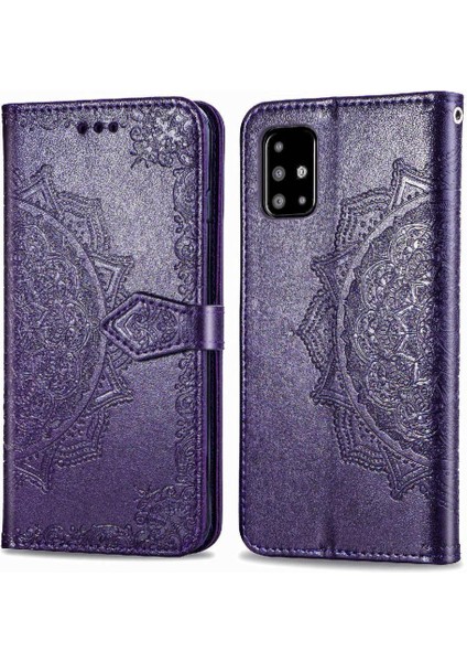 Samsung A51 4g Deri Kılıf Kapak Çevirin Darbeye Zarif (Yurt Dışından)