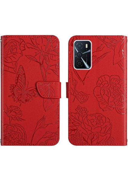 Oppo A54 4G/A16 Anti-Damla Koruma Darbeye Deri Kılıf ve (Yurt Dışından)