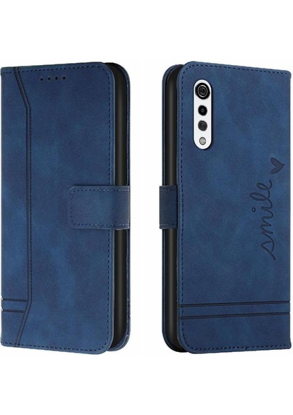 Telefon Kılıfı Için Lg Kadife 4g/5g Flip Folio Cüzdan Pu Deri El Kayışı (Yurt Dışından)