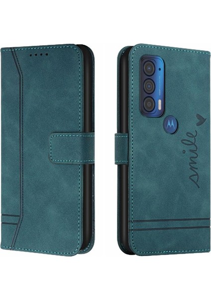 Motorola Moto Kenar 2021 Kart Yuvaları Için Telefon Kılıfı Kapak Flip Folio Cüzdan (Yurt Dışından)