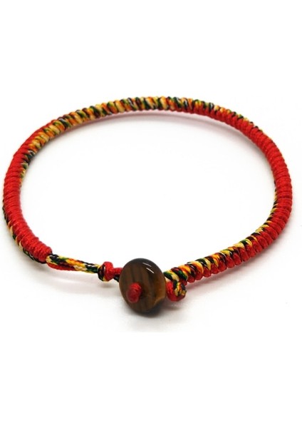 Y17-18CM Tarzı Pas Kırmızısı Aızhcraft 24 Renk Budist Aşk Şanslı Charm Tibet Bilezik ve Bilezik Kadın Erkek El Yapımı Takı Shambhala Himalaya Hediye (Yurt Dışından)