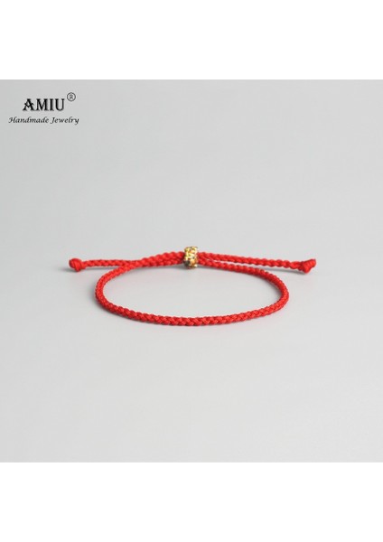 No.5 Boyutu Amıu Tibet Budist Şanslı Tibet Bilezik ve Bilezik Kadın Erkek El Yapımı Knot Yeşil Halat Muska Hediye Bilezik (Yurt Dışından)