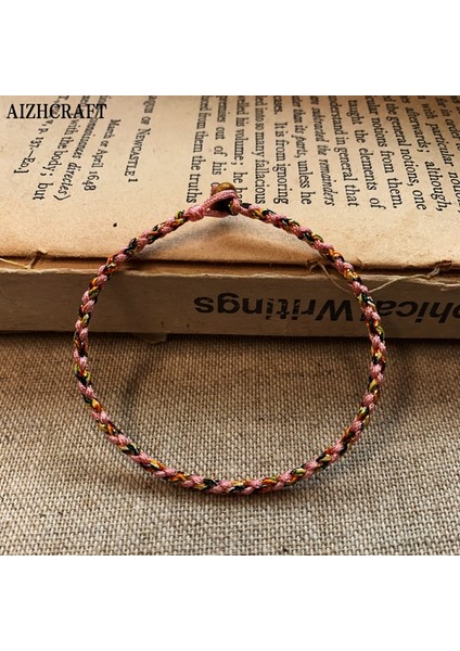 Y17CM Tarzı Açık Pembe Aızhcraft 31 Renk Budist Aşk Şanslı Charm Tibet Bilezikler Kadın Erkek Doğal Taş El Yapımı Takı Himalaya Shambhala (Yurt Dışından)