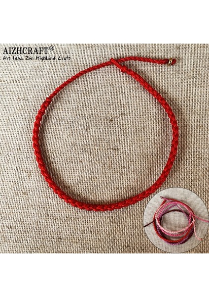 XL21-26CM Tarzı Kırmızı Aızhcraft Tibet Budist Şanslı Muska Tibet Bilezik ve Bilezik Kadın Erkek El Yapımı Düğüm Halat Şanslı Hediye Arkadaş Bilezik (Yurt Dışından)
