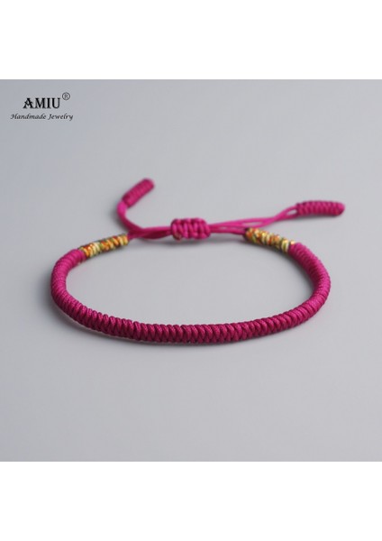 No.11 Boyutu Amıu 41 Renk Tibet Budist Aşk Şanslı Charm Tibet Bilezik ve Bilezik Kadın Erkek El Yapımı Düğüm Halat Budda Bilezik (Yurt Dışından)