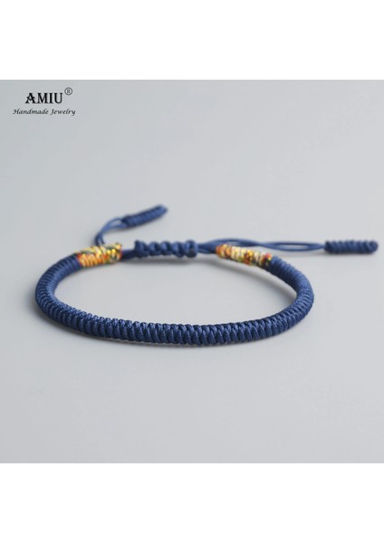 No.27 Boyutu Amıu 41 Renk Tibet Budist Aşk Şanslı Charm Tibet Bilezik ve Bilezik Kadın Erkek El Yapımı Düğüm Halat Budda Bilezik (Yurt Dışından)