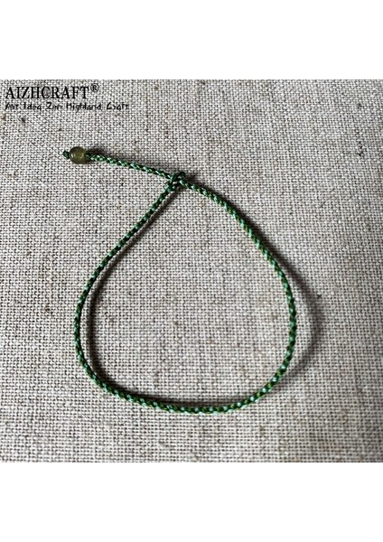 20-22CM Tarzı Zeytin Yeşili Karışımı Aızhcraft Estetik Tibet El Yapımı Ince Kırmızı Halat Bilezik Kadın Erkek Aşk Şanslı Charm Düğün Takı Himalaya Hediyeler (Yurt Dışından)