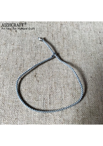 24-26CM Tarzı Açık Gri Aızhcraft Estetik Tibet El Yapımı Ince Kırmızı Halat Bilezik Kadın Erkek Aşk Şanslı Charm Düğün Takı Himalaya Hediyeler (Yurt Dışından)