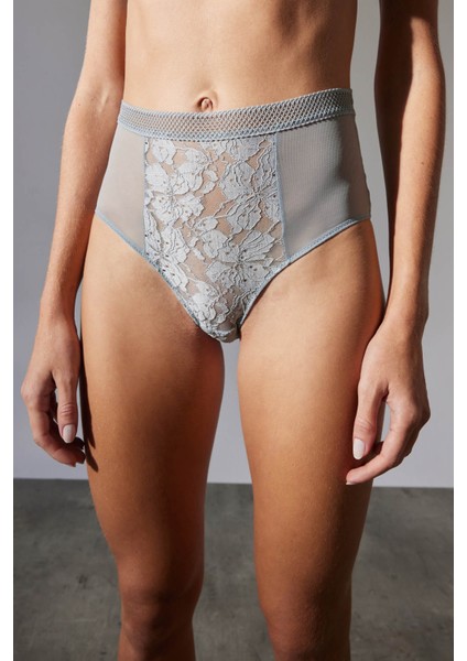 Kadın Dantelli Yüksek Bel Külot
