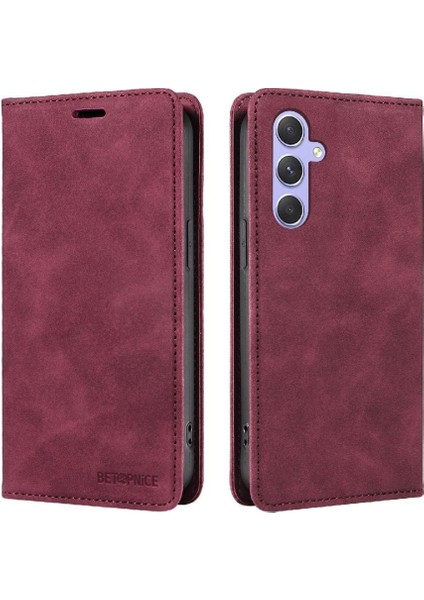 Samsung Galaxy A54 5g Koruyucu Pu Deri Folio Cüzdan Manyetik (Yurt Dışından)