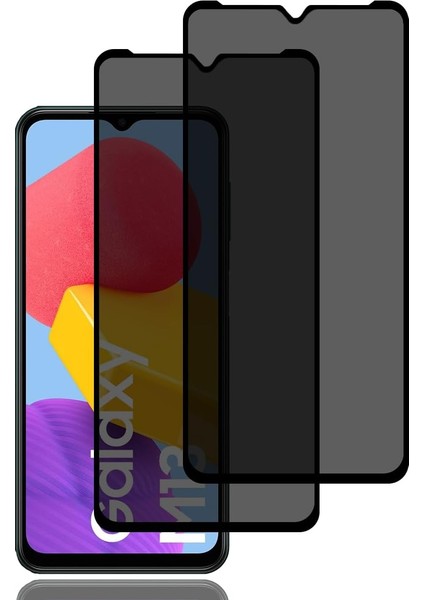 Samsung Galaxy M13 Uyumlu Hayalet Ekran Koruyucu Cam 5d Privacy Yandan Görünmez Gizlilik Sağlayan Ekran Koruyucu Camı Tam Kaplar