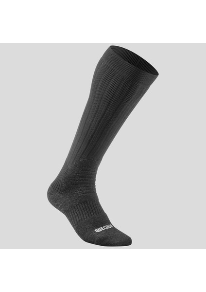 Quechua Outdoor Uzun Termal Çorap - Gri - MH100