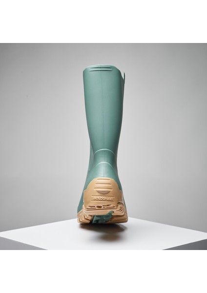 Solognac Kadın Kısa Yağmur Çizmesi - Yeşil - Avcılık ve Doğa Gözlemi - 100 fırsatları