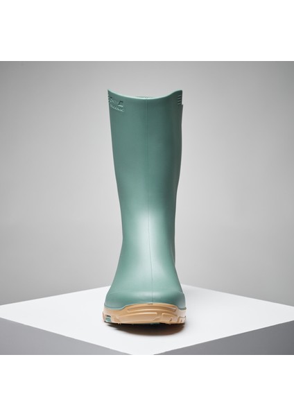 Solognac Kadın Kısa Yağmur Çizmesi - Yeşil - Avcılık ve Doğa Gözlemi - 100 indirimleri
