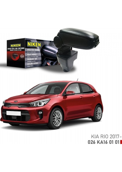 Kia Rio 2017+ Kol Dayama Siyah