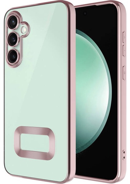 Samsung Galaxy A05S Kılıf Omega Logo Gösteren Silikon Silikon
