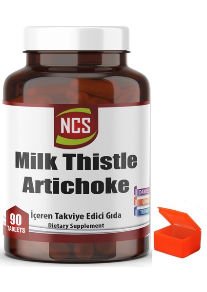 Milk Thistle Artichoke Zerdeçal 90 Tablet - Hap Kutusu