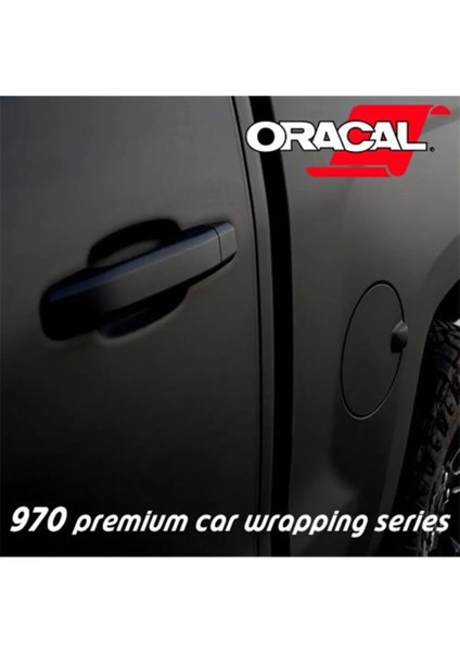 Oracal 970 Seri Hava Kanallı Mat Siyah Cast Araç Kaplama Folyosu