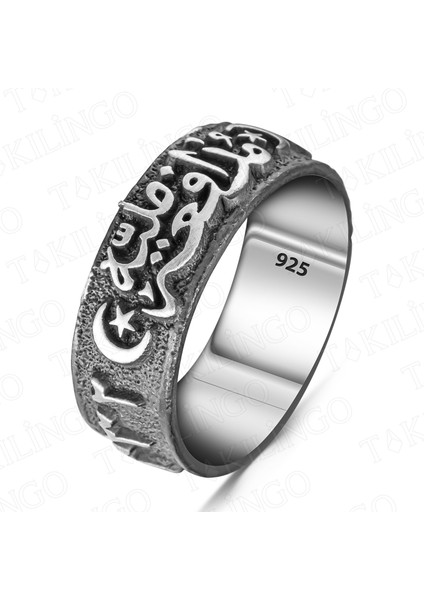 925 Ayar Gümüş Cihadiye 1332 Erkek Yüzük fiyatları