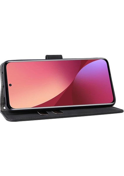 Kart Tutucu Kickstand Koruyucu Kapak Kartı ile Xiaomi 12 Lite Için Kılıf (Yurt Dışından)