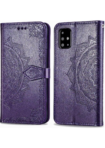 Samsung A71 4g Için Basit Iş Kapak Çevirin Kılıf Darbeye (Yurt Dışından)