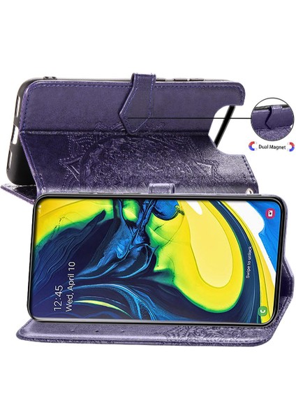 Samsung A80/A90 Zarif Desen Darbeye Basit Iş Için Kılıf (Yurt Dışından)