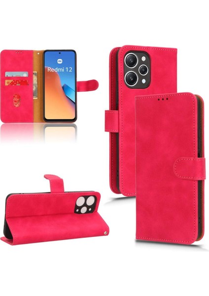 Xiaomi Redmi 12 Için Kılıf Tam Koruma Deri Folio Flip Case ile (Yurt Dışından) fiyatları